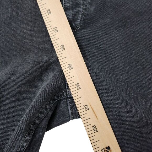 Rag & Bone Jeans Mens 31 Kent Black Fit 2 Slim Button Fly Stretch Denim - Picture 10 of 10